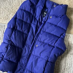 GAP Purple Puffer Vest